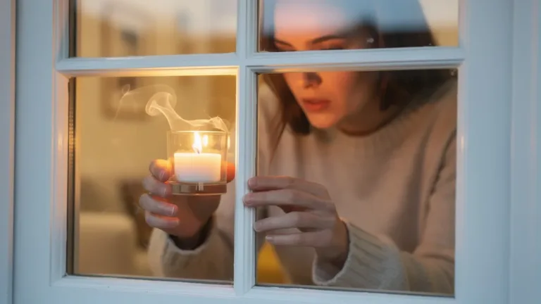 Find exactly where heat is escaping your windows with this 50p ‘candle test.’