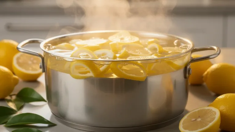 Simmering Citrus: How boiling lemon peels for 5 minutes transforms your home’s scent for days