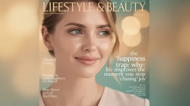 The “Happiness Trap”: Why life improves the moment you stop “chasing” joy