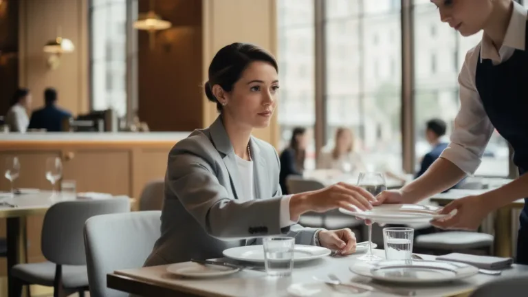 The Hidden Psychology Behind Why Some Diners Help Servers Clear Restaurant Tables
